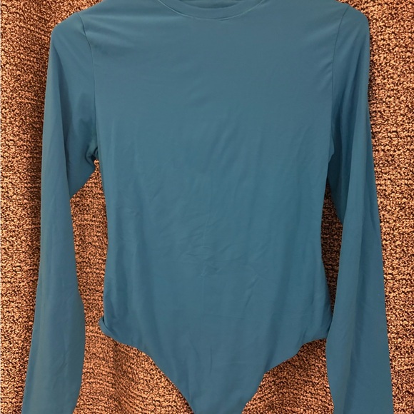 SKIMS Tops - SKIMS Teal Bodysuit